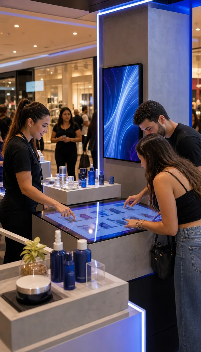 Experiências interativas em varejo, eventos e shoppings