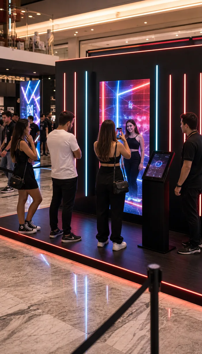 Ativação com LED e tecnologia para varejo e eventos